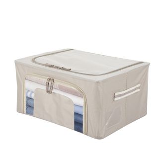 KASANOVA Scatola armadio 40x20x30 cm doppia cerniera tortora