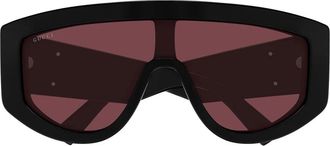 Gucci Sunglasses, unisex, Black, Size: ONE SIZE Shield Sunglasses