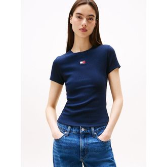 Tommy Jeans T-shirt met ronde hals en korte mouwen