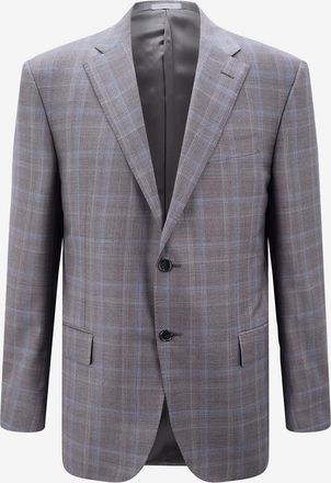 Corneliani Karierter Jacquard-Blazer