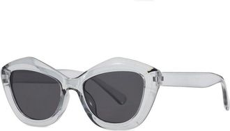 Generic Vintage Retro Style Sunglasses For Women Fashion Cat Eye Shape Outdoor Sun Glasses Stylish Female Sunglass,GRAY 2026