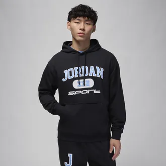 Nike Jordan Mens Jordan Sport Crossover Dri-FIT Pullover Hoodie in Black | FV8626-011