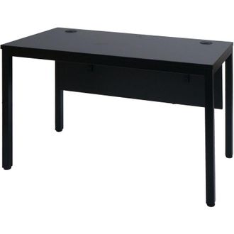 Hhg Hhg - Nunca Usado] Escritorio 172, Mesa De Oficina Mesa De Ordenador 120x60cm, Negro