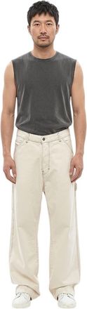 Diesel Light Beige Mid Rise Jeans