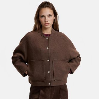 La Redoute Collections Kort jasje met drukknopen