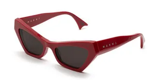 Marni Zelaryth Red 8AF Mens Sunglasses Red Size 58
