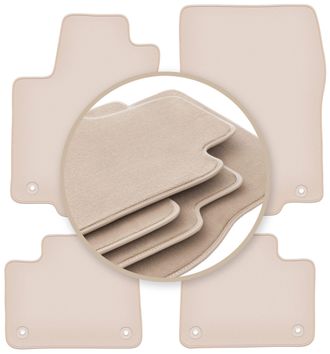OEM Alfombrillas Beige Premium Para Mercedes Gl X166 Suv 2012-2015