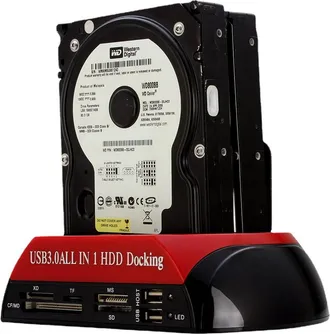 OEM Estaci&oacute;n De Acoplamiento Multifuncional Para Discos Duros Ide Y Sata De 2,5/3,5 Con Soporte, Disco Duro Externo De 6 Tb, Color Negro