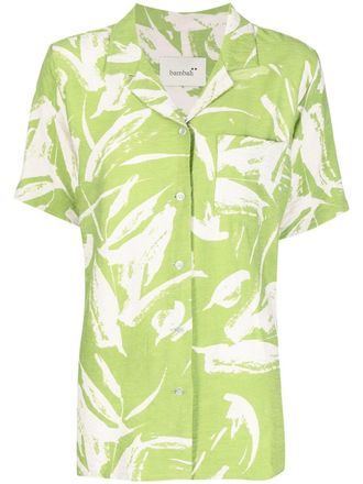 Bambah Camicia Linden a maniche corte - Verde
