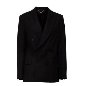 Victoria Beckham Beatrice Double-Breasted Flannel Jacket