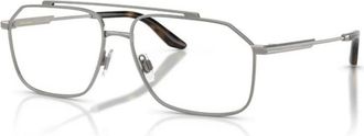 Dolce & Gabbana Dg 1364 Pilot Frame - Heren - Brillen - Grijs - 56 MM - Accessoires