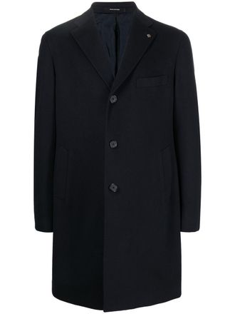 トレンチコート Tagliatore Blue Cashmere And Wool Blanche Coat Tagliatore Blue Cashmere And Wool Blanche Coat Trench Coat