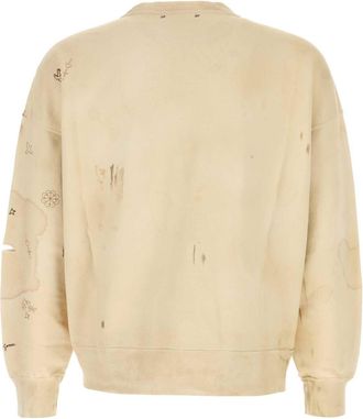 Golden Goose Embroidered Cotton Sweater - White