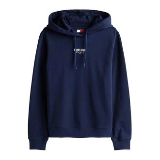 Tommy Jeans Felpa - Dames - Hoodies - Blauw - 2XS - Hoodies & sweatvesten