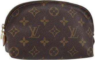 Louis Vuitton Pre-owned Clutches, female, Brown, Size: ONE SIZE Pre-owned Canvas Clutch