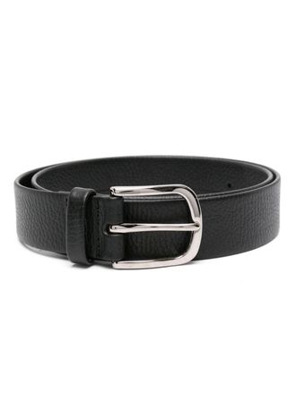 Orciani Dollaro leather belt - men - Leather - 100 - Black