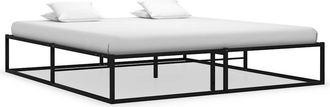 vidaXL Estructura De Cama Sin Colch&oacute;n Metal Negro 180x200 Cm Vidaxl