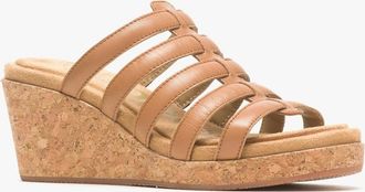 Hush Puppies Womens Hush Puppies WILLOW SLIDE Womens Sandals Tan - Brown - Size: 8