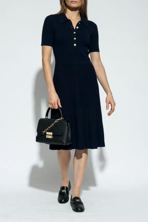 Michael Michael Kors Short-sleeve Dress, Womens, Navy Blue
