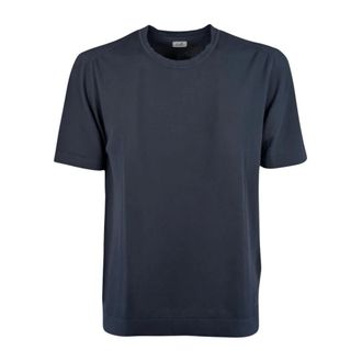 C.P. Company T-Shirts, male, Blue, Size: XL Knitwear Crew Neck