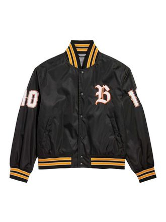 Balenciaga Varsity Jacket In Bomber Twill