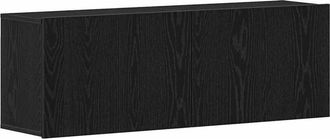 vidaXL Vidaxl - Muebles de tv 2 piezas Roble negro 120x30x41 cm Madera de ingeniería