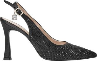 Ga&euml;lle Paris Pointed Pump - Dames - Pumps - Zwart - 37 EU - Katoen - Schoenen