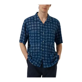 Universal Works Uomo, Magliette, Blu, L, new