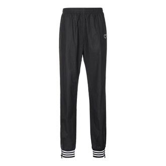adidas originals x HUMAN MADE Crossover Embroidered Logo Sports Pants Black GM4629