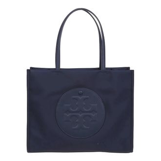 Tory Burch Tory Burch, Tote Bags, female, Blue, Size: ONE SIZE Blue Shoulder Bag with Multiple Pockets