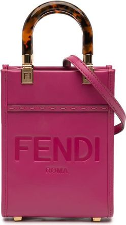 Fendi Pre-owned Fendi Mini Leather Sunshine Shopper Tote 8BS051 ABVL 239 4927
