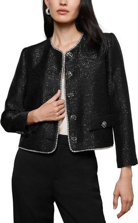 L'agence LAgence Zell Crystal Trim Jacket