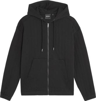 Lyle & Scott Hoodies & sweatvesten, Heren, Zwart, M, Gewatteerde Rits Hoodie