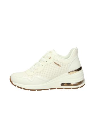 Skechers Womens Million Hotter Air Sneaker, White Opulent Garden, 6 UK