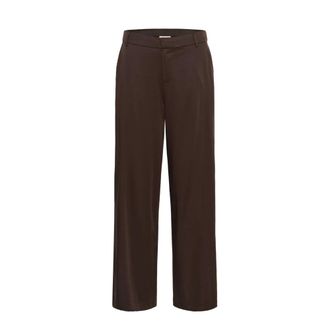 Cream Broeken, Dames, Bruin, XL L32, Wijde broek