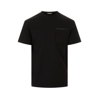 Moncler T-Shirts, male, Black, Size: S Piqu&eacute; Cotton Polo