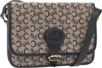 Celine Pre-owned Cross Body Bags, female, Multicolor, Size: ONE SIZE Pre-owned Vintage Canvas Cross Body Bag