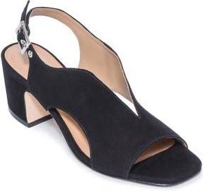 Bernardo Bedford Slingback Pump in Black Kid Suede at Nordstrom Rack, Size 7.5