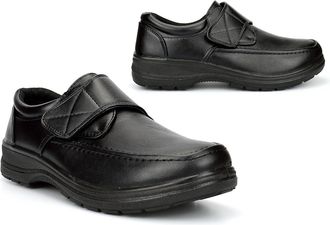 Generic Mens Casual Shoes Size 6 Boys Shoes Size 6 Mens Lightweight Shoe Casual Shoe Comfort Lightweight Touch Fastening Sizes 6-12 Black 10 UK