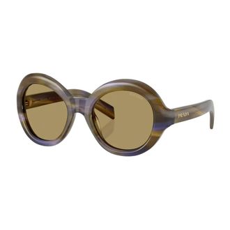 Prada Dames, Accessoires, Bruin, Maat: 53 MM Polyamide