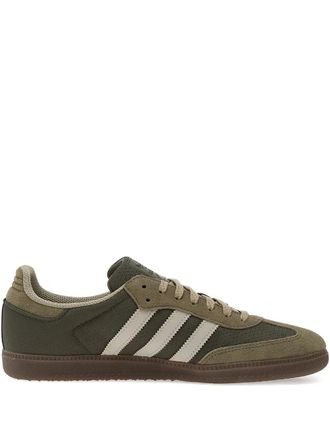 adidas Samba OG stripes sneakers - men - Mesh/Mesh/Calf Suede/Rubber - 10.5 - Green