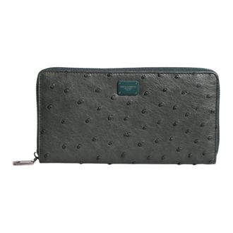 Dolce & Gabbana Wallets & Cardholders, male, Green, Size: ONE SIZE Continental Zipper Wallet