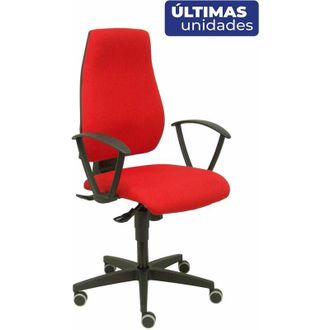 Piqueras y Crespo Silla Leganiel Sincro Tela Rojo Brazos Fijos