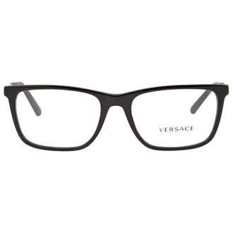Versace Demo Rectangular Mens Eyeglasses VE3301 GB1 54