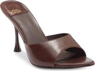 Jeffrey Campbell Agent Slide Sandal in Coffee at Nordstrom, Size 5.5