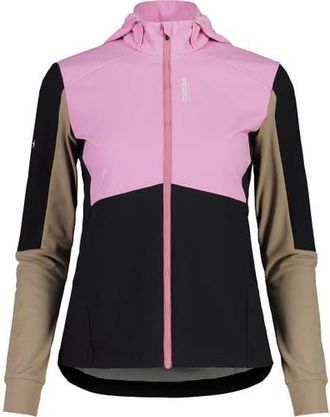 Maloja Nesham Nordic Hybrid Softshell Jacket - Womens in Deep Black Multi at Nordstrom, Size Small