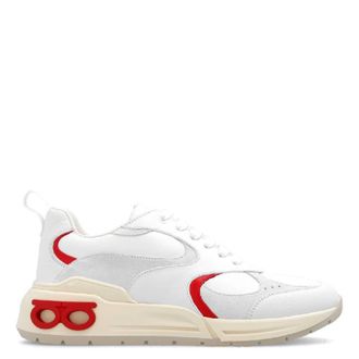 Ferragamo Cosimina Low-Top Sneakers, Size 7