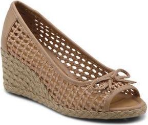 Adrienne Vittadini Batches Espadrille Wedge Pump in Natural at Nordstrom Rack, Size 11