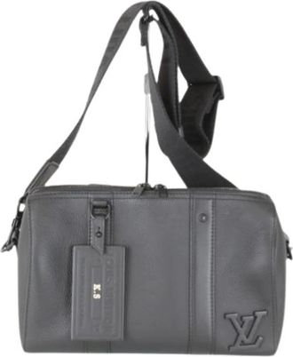 Louis Vuitton Tweedehands leren Louis Vuitton tassen - Dames - Vintage Schoudertas - Zwart - ONE Size - Vintage