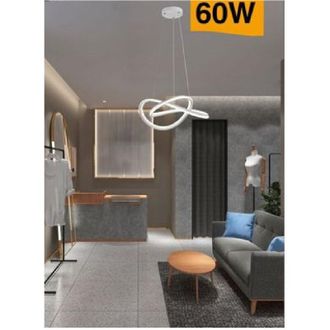 Trade Shop Trade Shop Traesio - Trade Shop - Lampadario Led Moderno Intrecciato Lampada Soffitto 60w Luce 3000k 6500k 4000k A50b